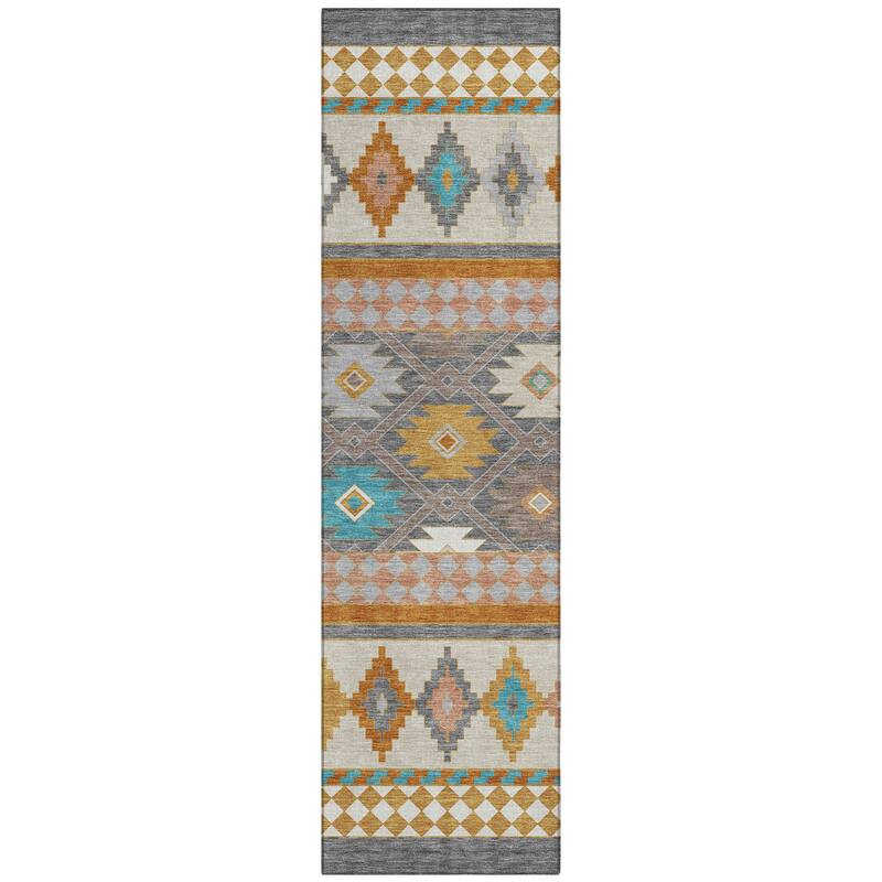 Machine Washable Indoor/ Outdoor Global Clemente Chantille Rug