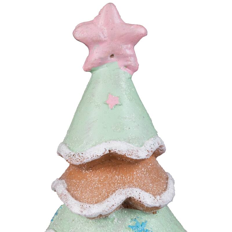 Gingerbread Cupcake Christmas Tree Decoration - 9.5"