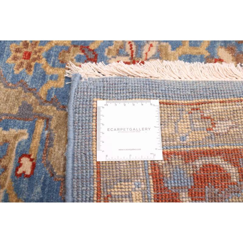 ECARPETGALLERY Hand-knotted Jules Sultane Blue Wool Rug - 7'10 x 10'2
