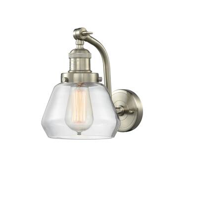 Innovations Lighting Fulton Single Light 12" Tall Wall Sconce