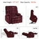 preview thumbnail 32 of 45, MCombo Dual Motor Power Lift Recliner Chair with Massage and Heat for Big People, Fabric R7891 (Large-Wide)
