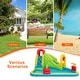 preview thumbnail 20 of 34, Costway Inflatable Water Slide Kids Bounce House Splash Pool