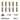 2.5 Watt G9 LED Bulb 3000K (Set of 10) - White