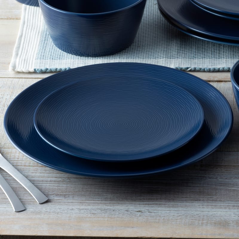 Noritake Colorscapes Swirl Set Of 4 Coupe Dinner Plates, 11"