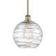 Option Clear Deco Swirl / Antique Brass