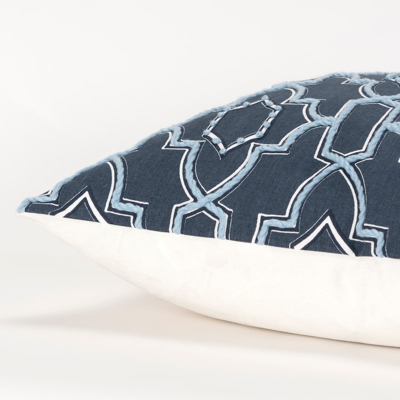 Rizzy Home Geometric Boho Throw Pillow Cover