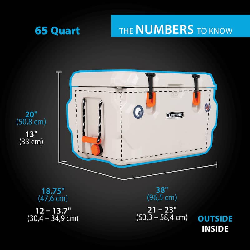 Lifetime 65 Quart High Performance Cooler - 65 Qt.