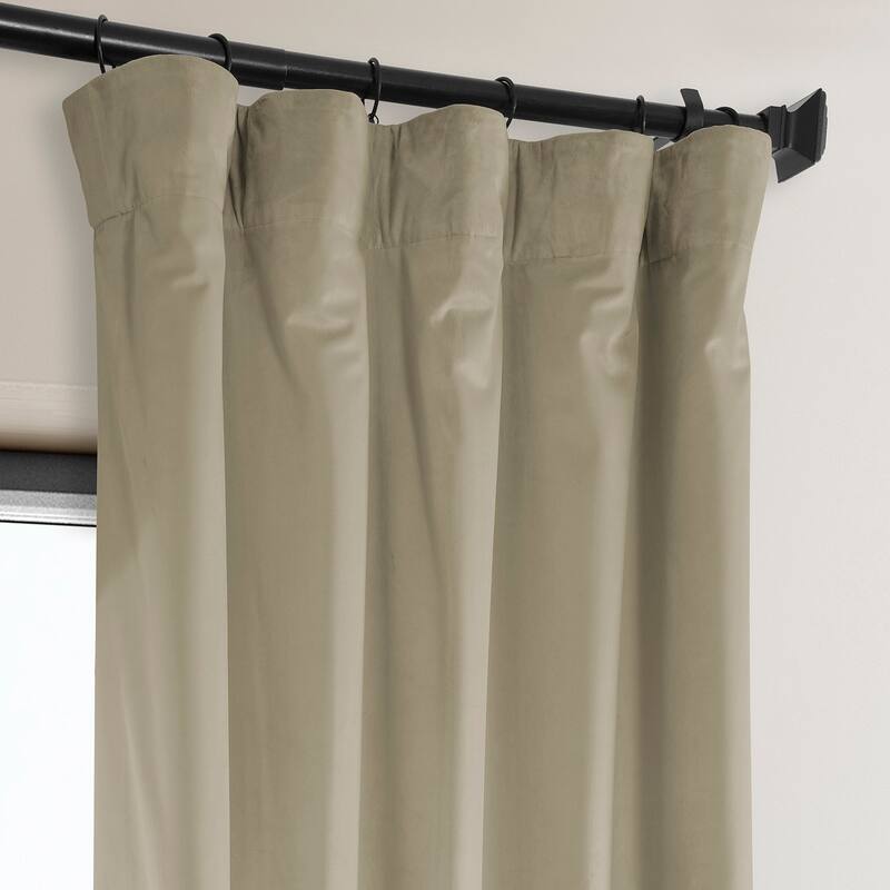 Exclusive Fabrics Heritage Plush Velvet Curtain (1 Panel)