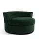 preview thumbnail 166 of 198, 41" W Oversized Accent Barrel Swivel Chair with Moon Storage Ottoman