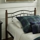 preview thumbnail 7 of 31, Sadie Brown and Black Metal Bed by iNSPIRE Q Classic