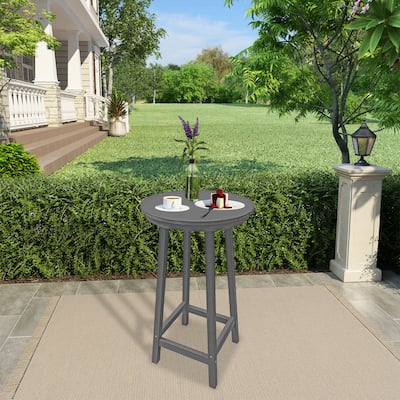 Clihome HIPS Outdoor Bar Height Bistro Table