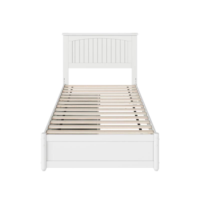 Malta Platform Bed with Panel Footboard and Storage Drawers