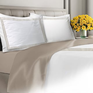 Lincove Luxury Duvet Cover Set Almeria Collection- 100% Ultra Soft Cotton Sateen