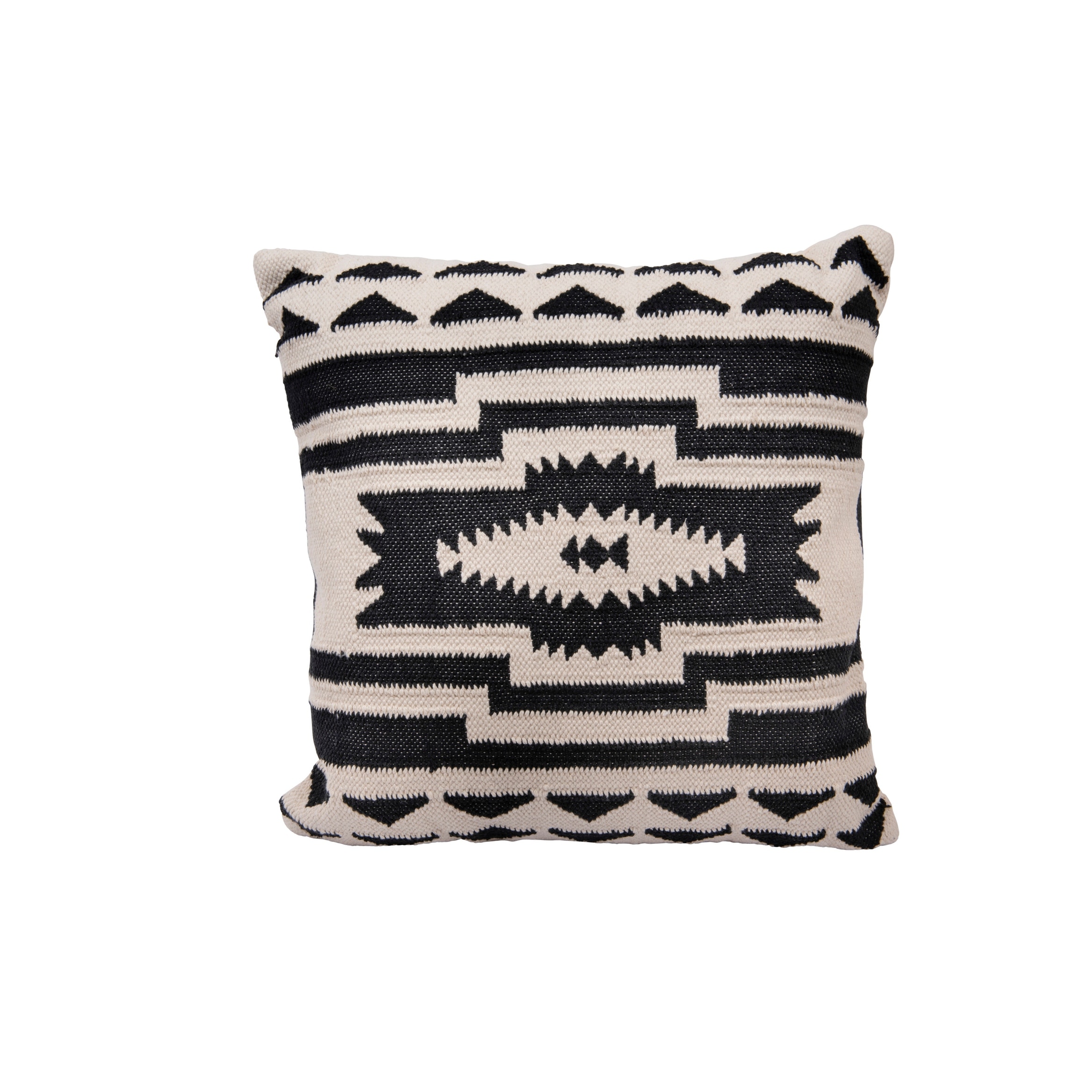 Black and white kilim pillow on sale