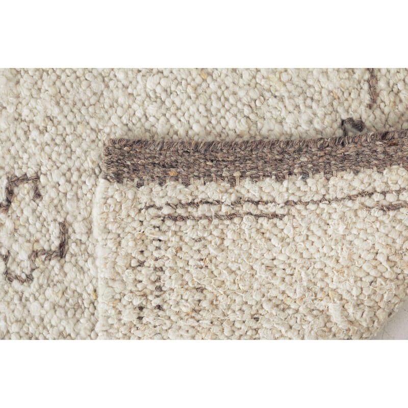 Terra by Obeetee Farah Bicone White Rug