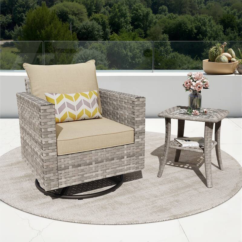 XIZZI Outdoor Seat Back Cushion Set Plush Comfort for Patio Furniture