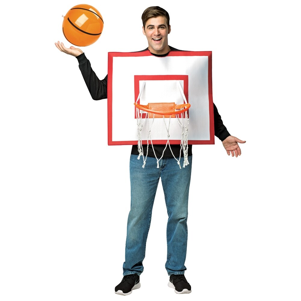 Shop Adult Basketball Hoop Funny Halloween Costume Standard