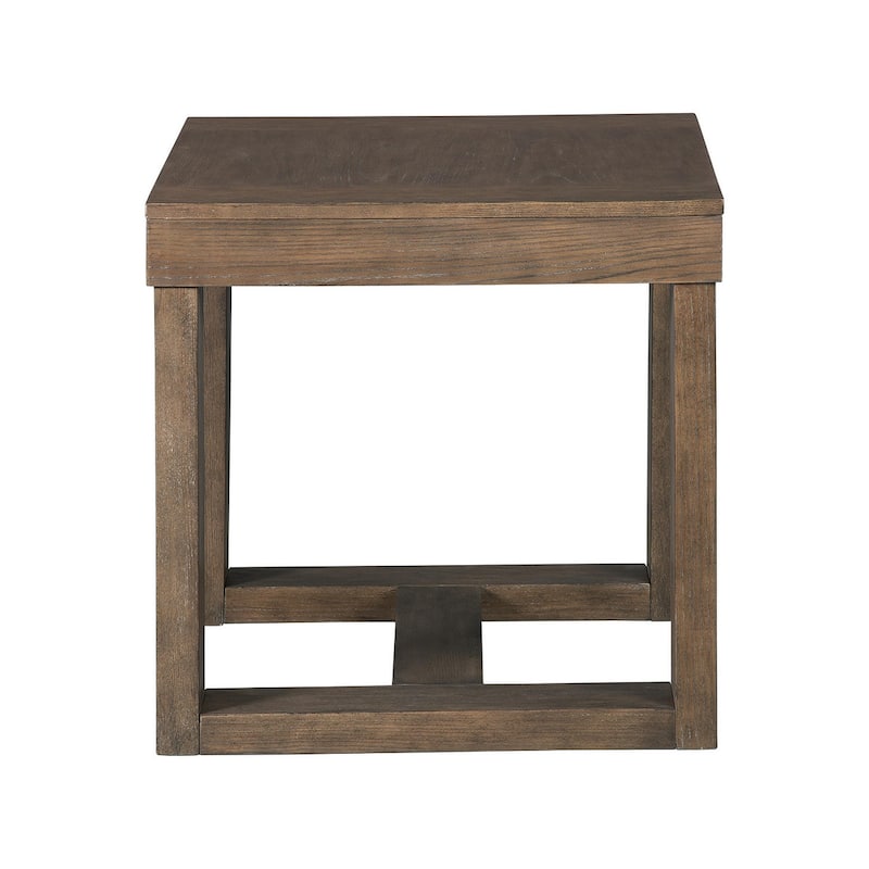Cariton Gray Square End Table