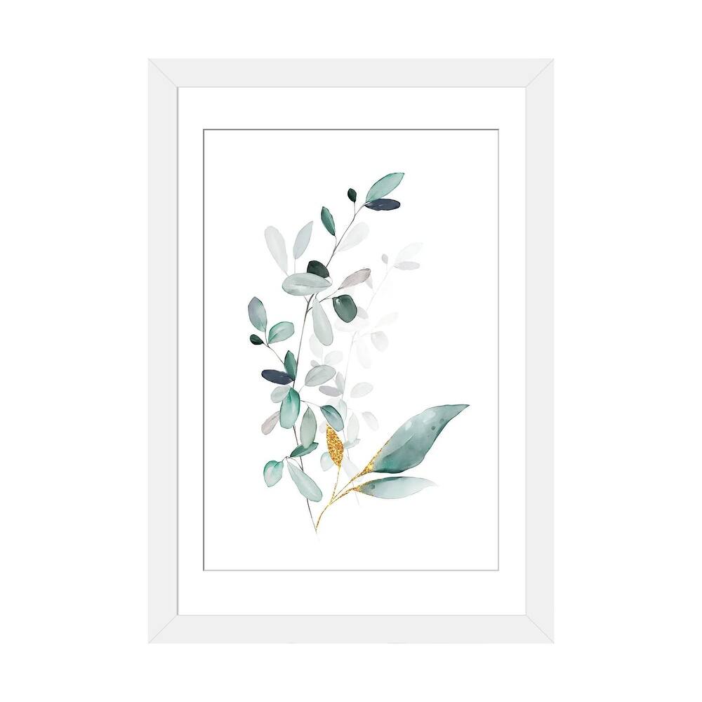 iCanvas "Modern Botanicals Gold & Sage" by Nordic Print Studio