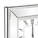 preview thumbnail 6 of 7, Allan Andrews Mirrored Square Frame Decorative Wall Clock