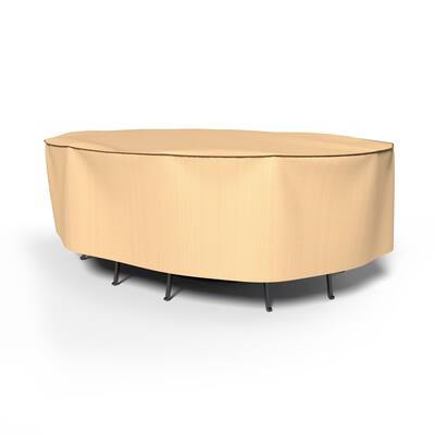 Budge StormBlock™ Savanna Patio Table and Chairs Combo Cover Tan