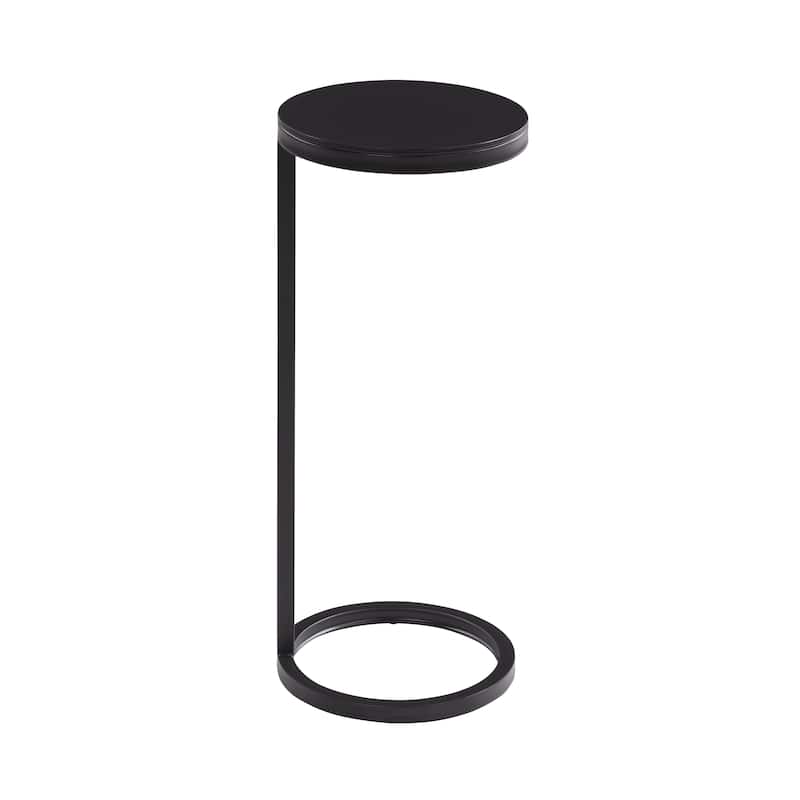 Yancey Round Metal Accent Table