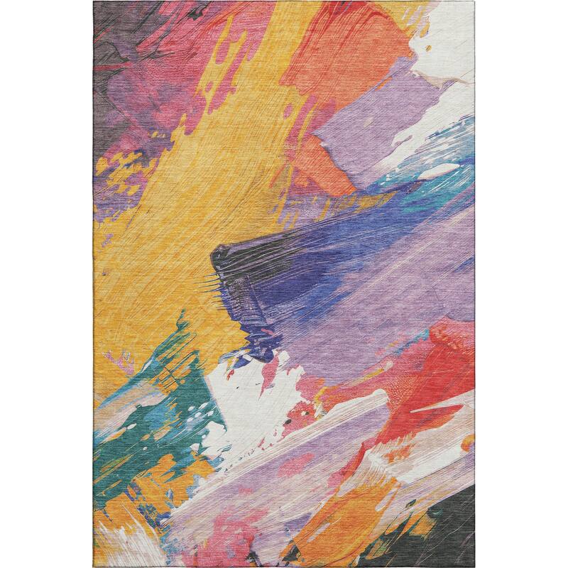 Premium Washable Super Soft Contemporary Brush Mayfield Rug