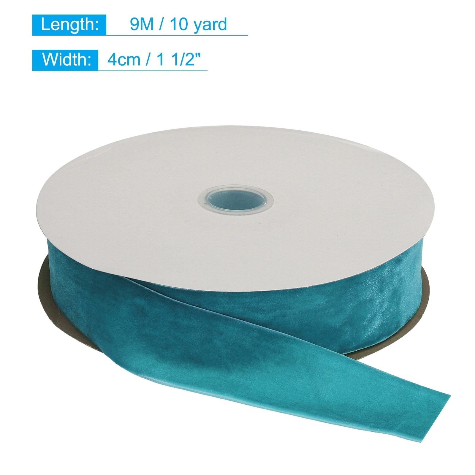 Velvet Ribbon Single Face Spool Silky Velvet for Bouquets DIY Crafts Gift Wrapping Wedding Party