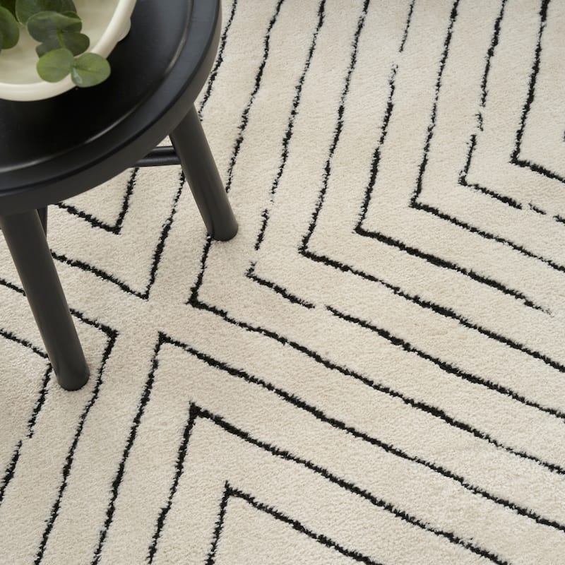 Nourison Cozy Modern Indoor Abstract Area Rug