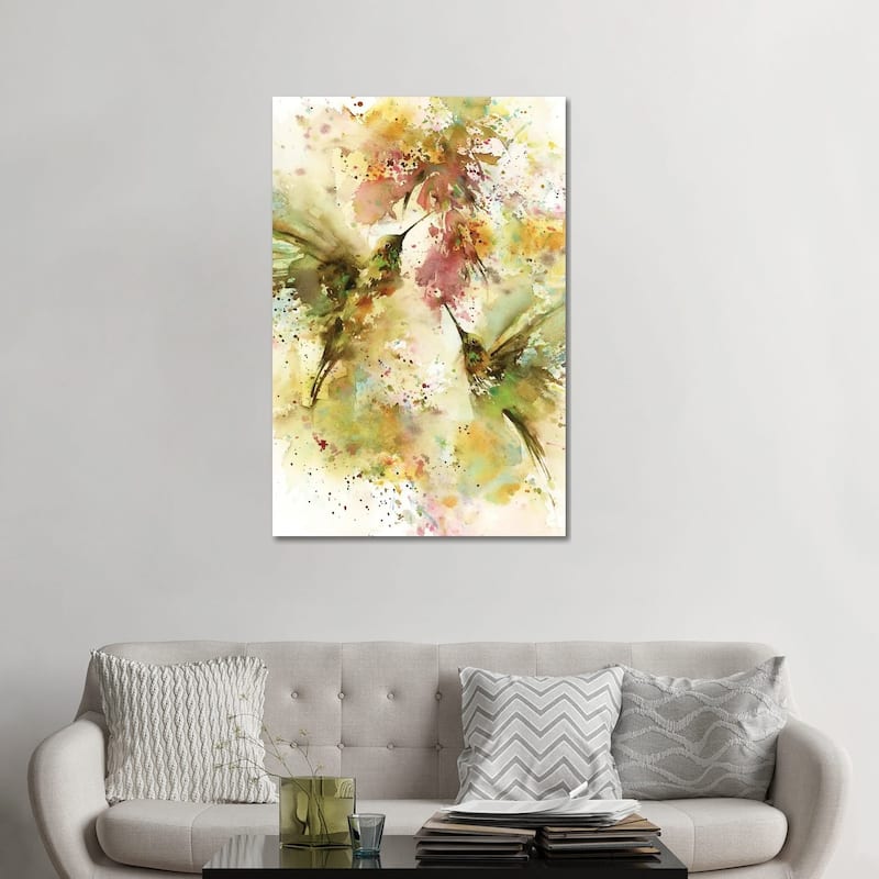 iCanvas "Summer Hummingbirds" by Sophie Rodionov Canvas Print - 48x32x1.5