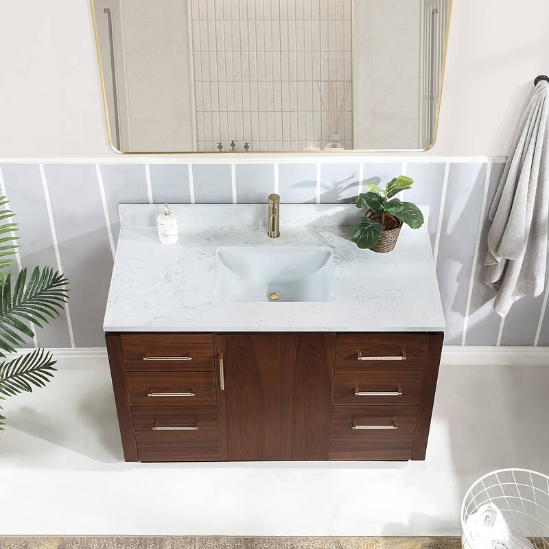 Miseno MV-705748 San 48" Free Standing Single Basin Vanity Set with