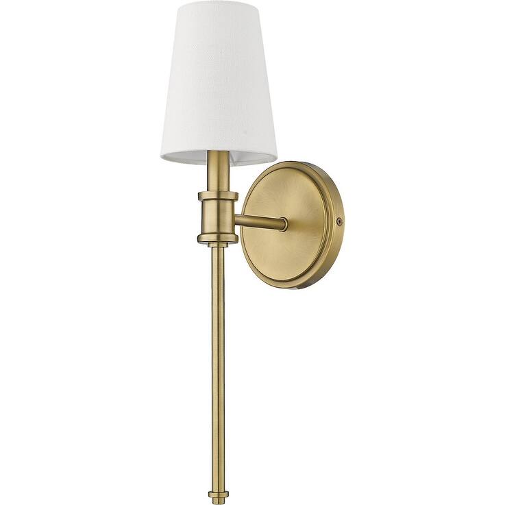 Millennium Lighting 16101 19" Tall Wall Sconce with Linen Shade - ADA