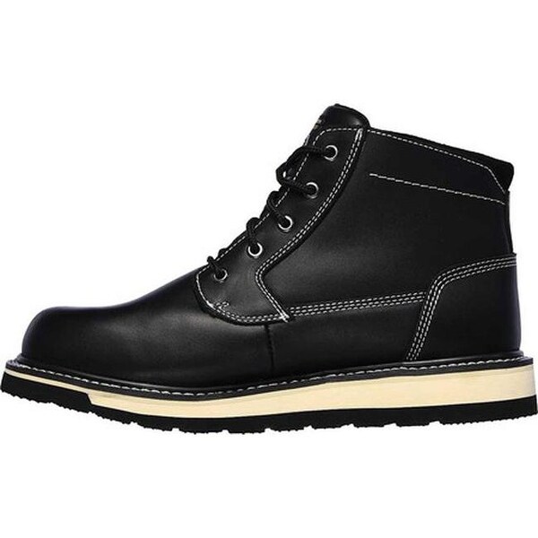 skechers men's relaxed fit boydton emporia work boot