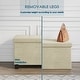 preview thumbnail 39 of 62, Nestl Storage 30-In Storage Ottoman Bench with Storage Bins for Bedroom - Folding Foot Rest Ottoman with Storage for Living Room