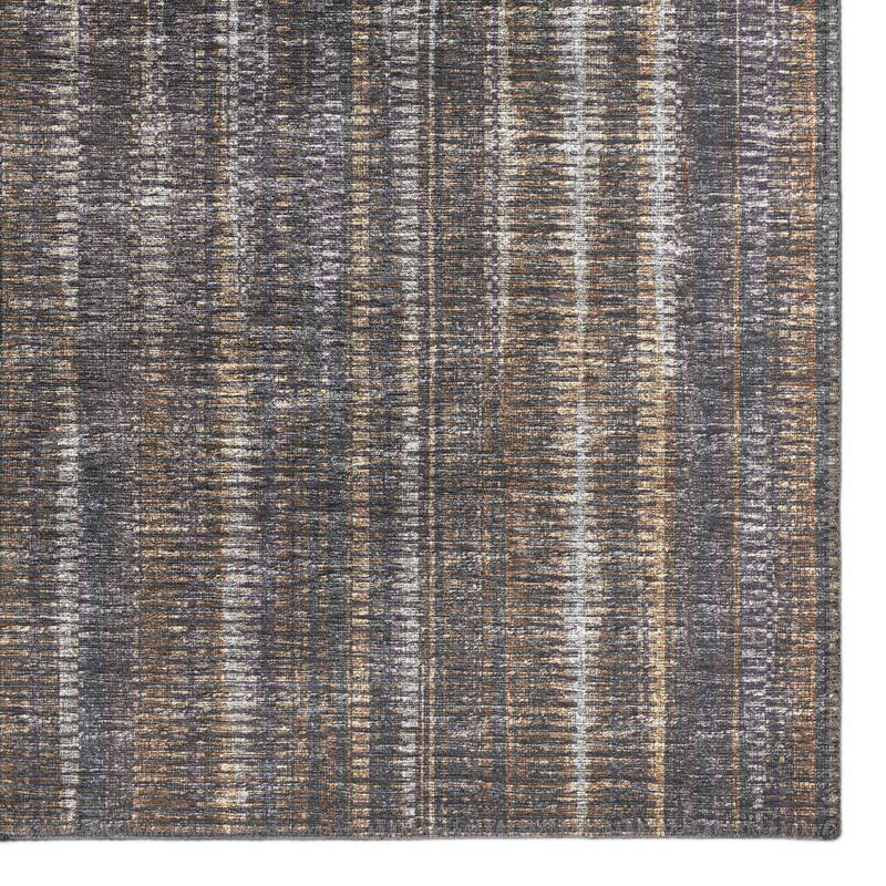 Indoor/Outdoor Waverly Modern Stripes Washable Rug