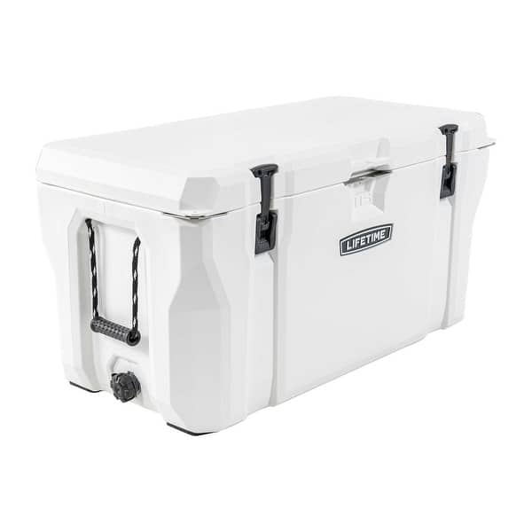 slide 2 of 20, Lifetime 115 Quart High Performance Cooler White