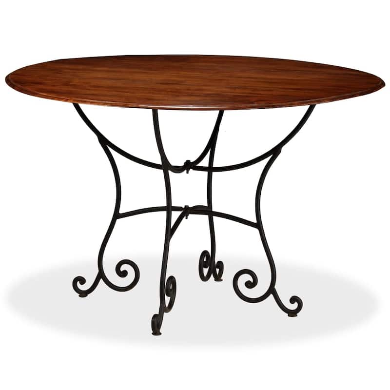vidaXL Dining Table Solid Acacia Wood with Honey Finish 47.2"x29.9"