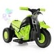 preview thumbnail 4 of 38, Gymax 6V Kids Bubble Car Electric Ride on Motorcycle w/ Music Button & Green