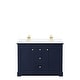 preview thumbnail 2 of 58, Avery 48 Inch Double Vanity, Cultured Marble Top