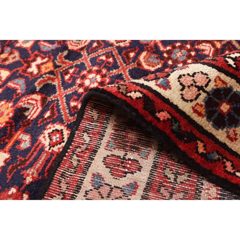 ECARPETGALLERY Hand-knotted Andelz Dark Navy Wool Rug - 3'3 x 10'7