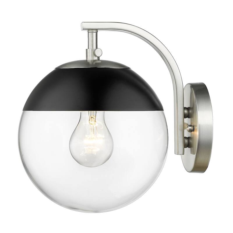 Golden Lighting Dixon Single Light 10" Tall Bathroom Sconce