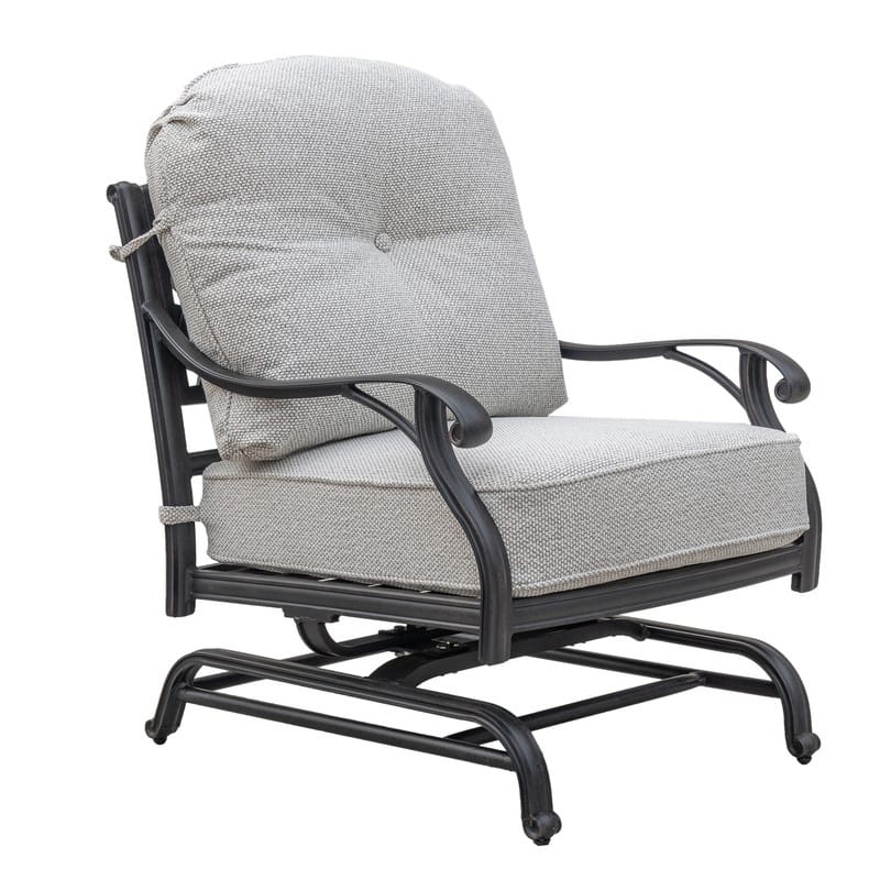 Ventura Cast Aluminum Club Motion Chair with Cushion (Set of 2)