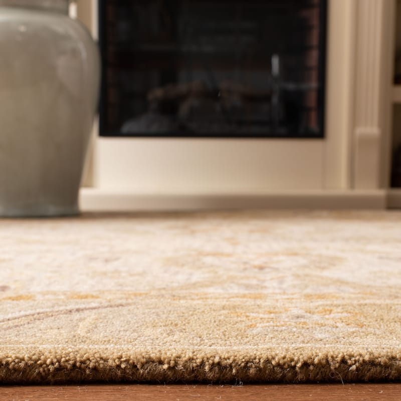 SAFAVIEH Handmade Anatolia Katja Traditional Oriental Hand-spun Wool Rug