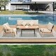preview thumbnail 3 of 8, Domioutdoorliving 5 -Person Outdoor Seating Group with Cushions
