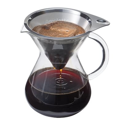 Aerolatte Borosilicate Glass Drip Coffee Brewer and Microfilter - 2 Cup