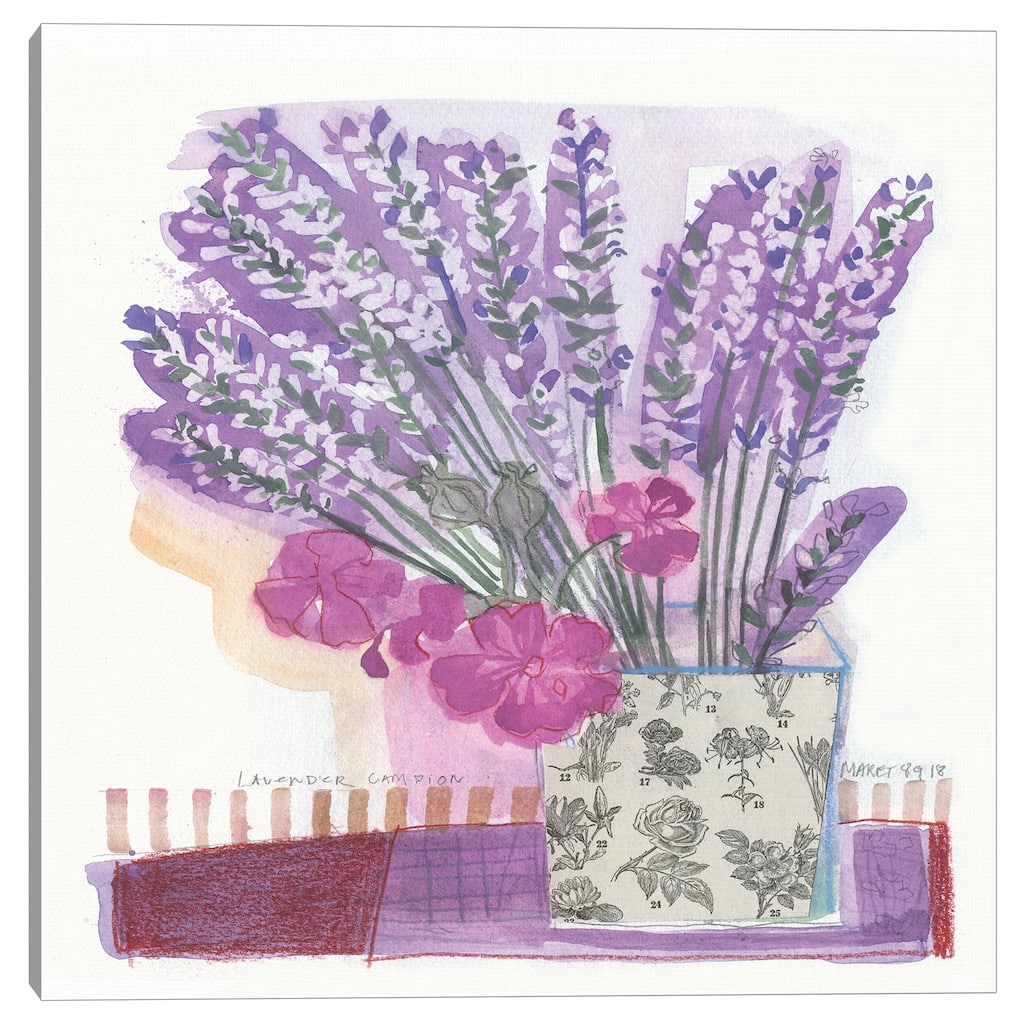 Lavender by Maret Hensick Canvas Art Print