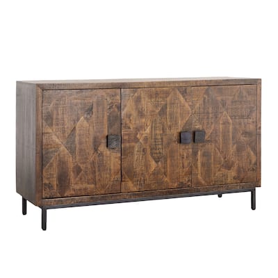 Brantley 63" Wide 2-Drawer Sideboard, Brown