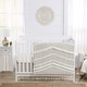 preview thumbnail 1 of 4, Boho Bohemian Boy Girl 4pc Nursery Crib Bedding Set - Solid Taupe Beige Ivory Cream Linen Farmhouse Shabby Chic Gender Neutral