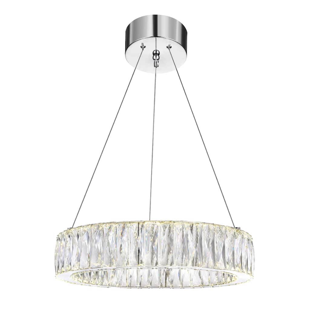 Juno LED Chandelier With Chrome Finish