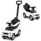 preview thumbnail 7 of 7, 3 in 1 Licensed Land Rover Sliding Walking Car Toddler Push Car White